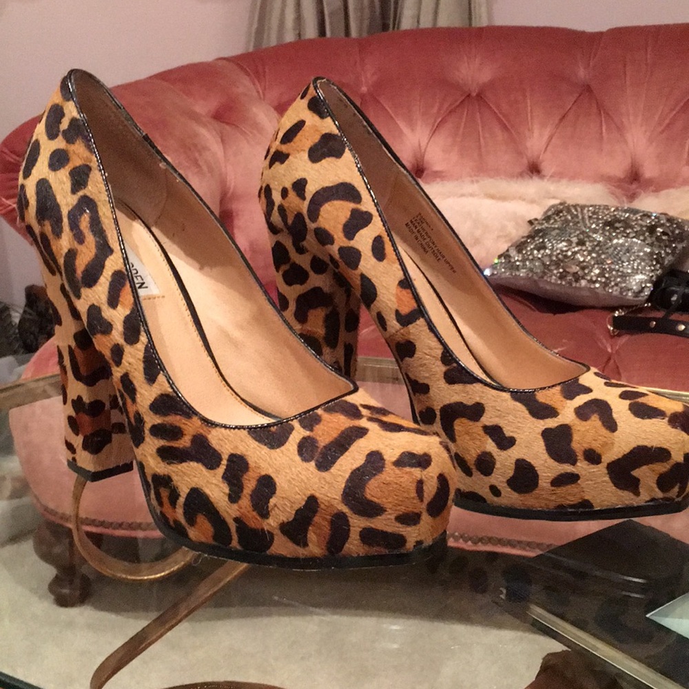 Steve Madden leopard Sarrina platform - Picture 2 of 5